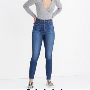 Madewell 10” curve high rise skinny jean